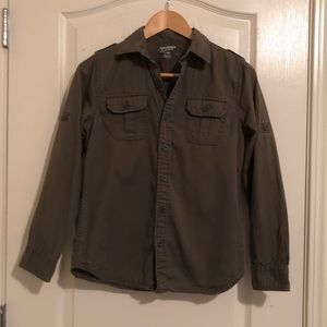 Boys long sleeve polo botton down